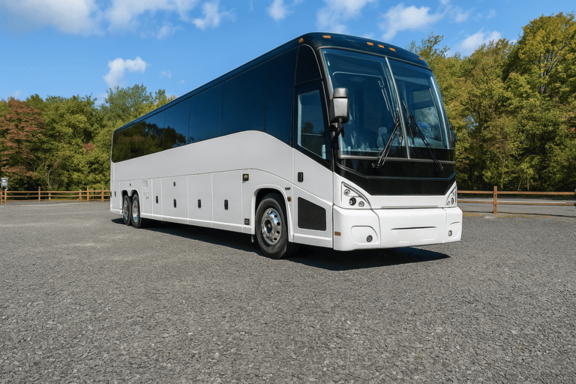 Cupertino Coach Bus Service 56 Passenger Charter Bus