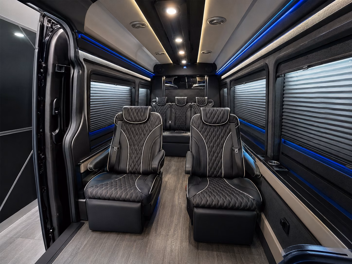 corporate group airport shuttles along the cupertino tech corridor