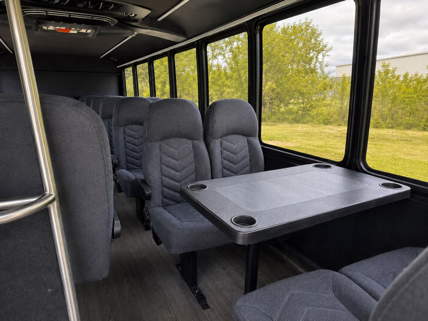 cupertino 15 passenger minibus inside