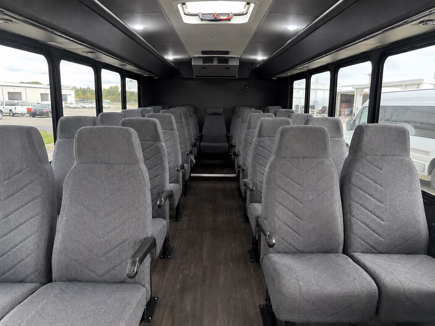 cupertino 18 passenger minibus interior