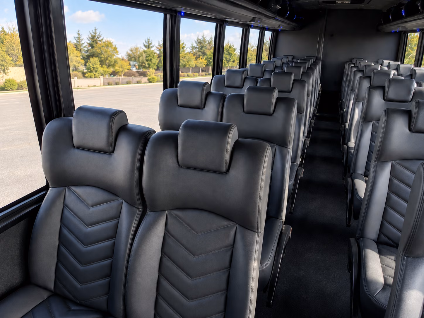 cupertino 20 passenger minibus interior