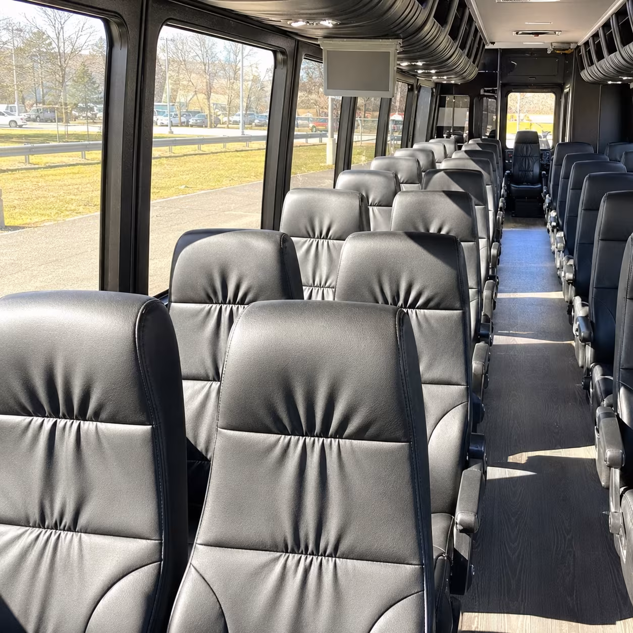 cupertino 25 passenger minibus interior
