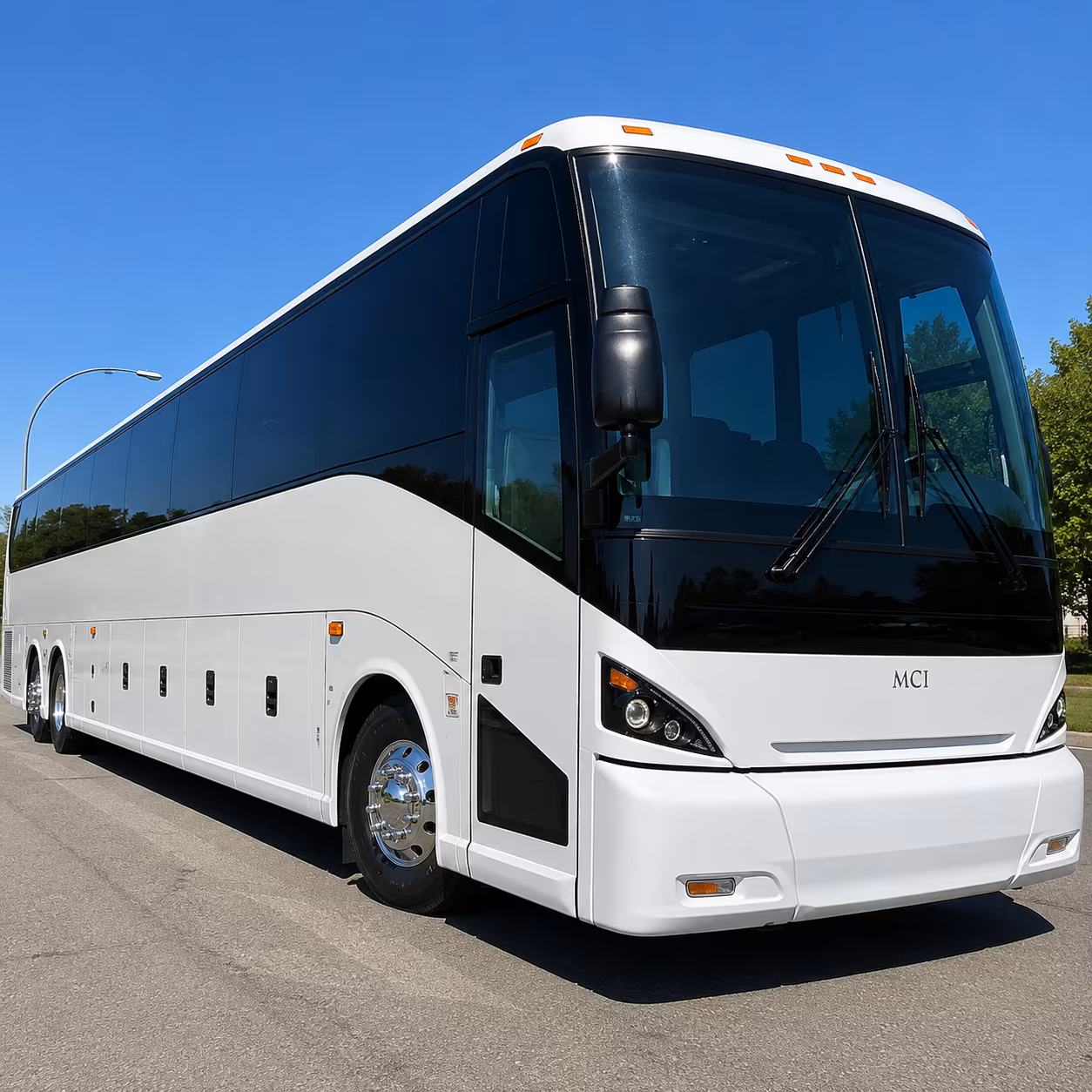 cupertino 56 passenger charter bus