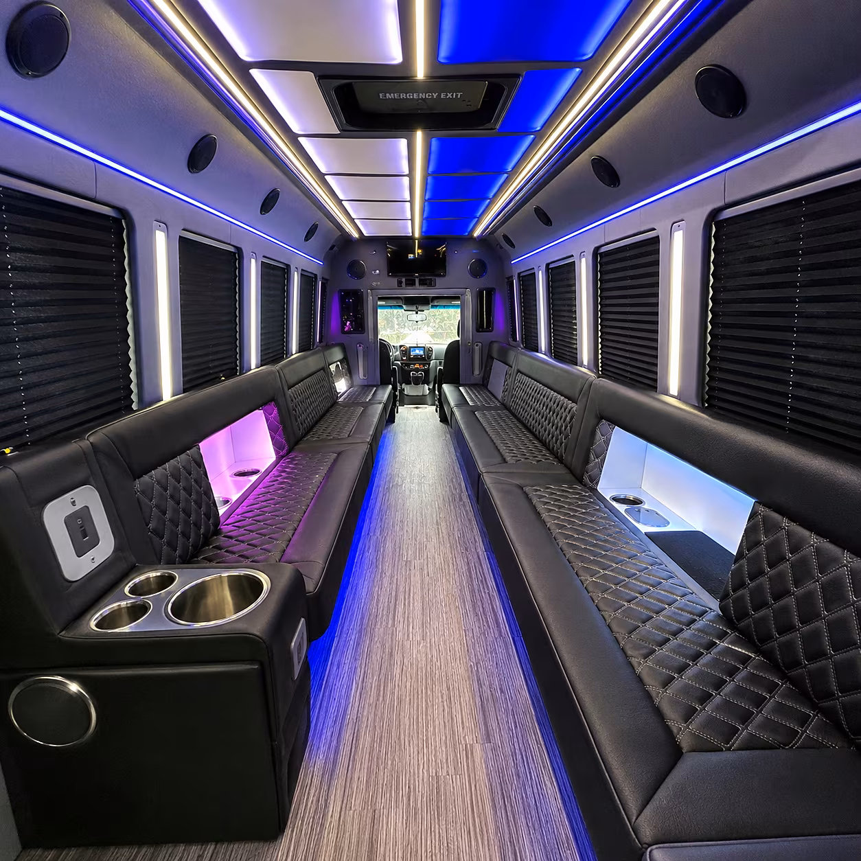 cupertino party bus inside