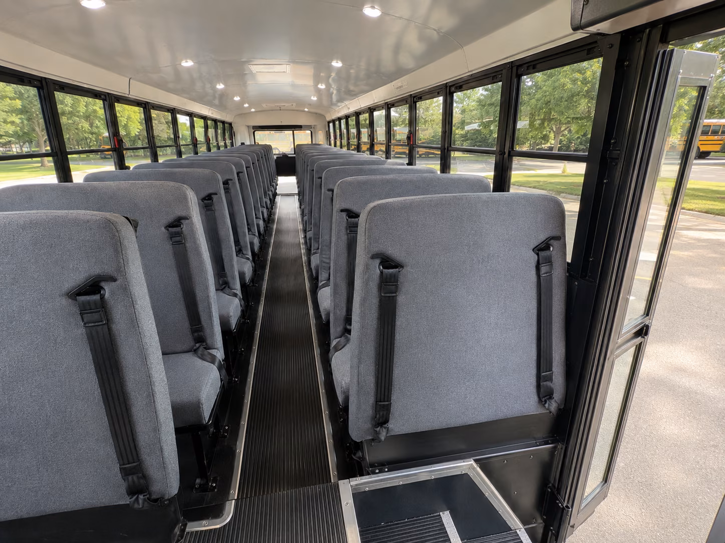 cupertino school bus inside
