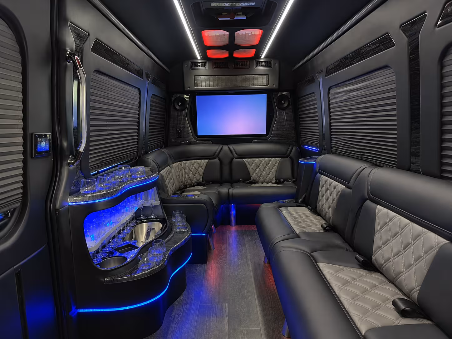 cupertino sprinter limousine inside