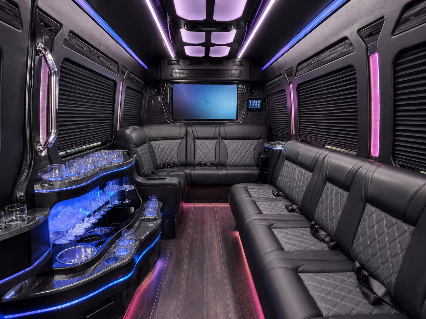 cupertino sprinter limousine interior