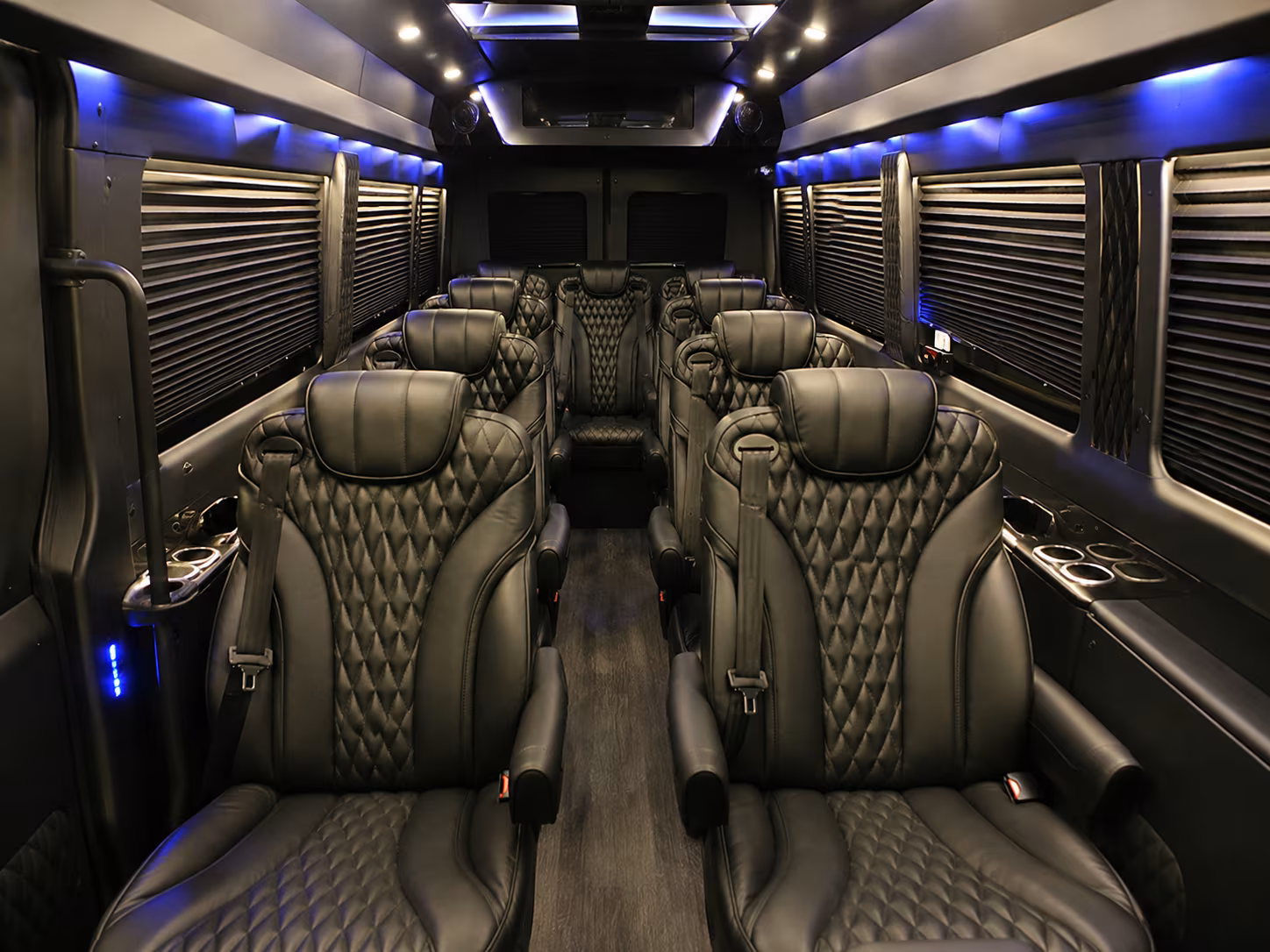 cupertino sprinter van with driver inside