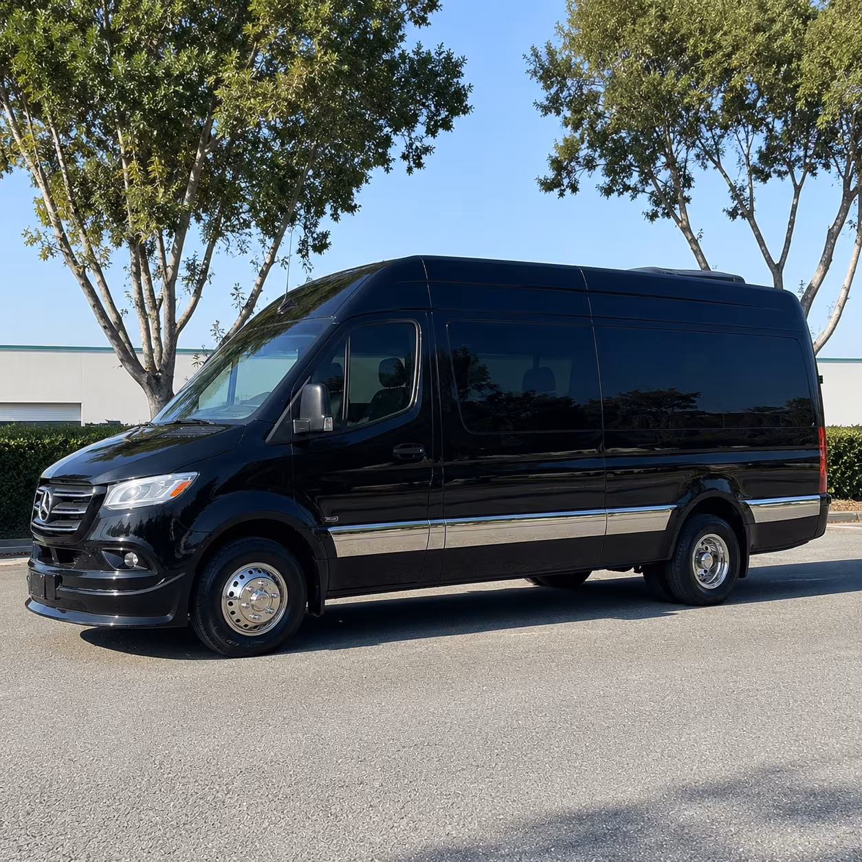 cupertino sprinter van with driver