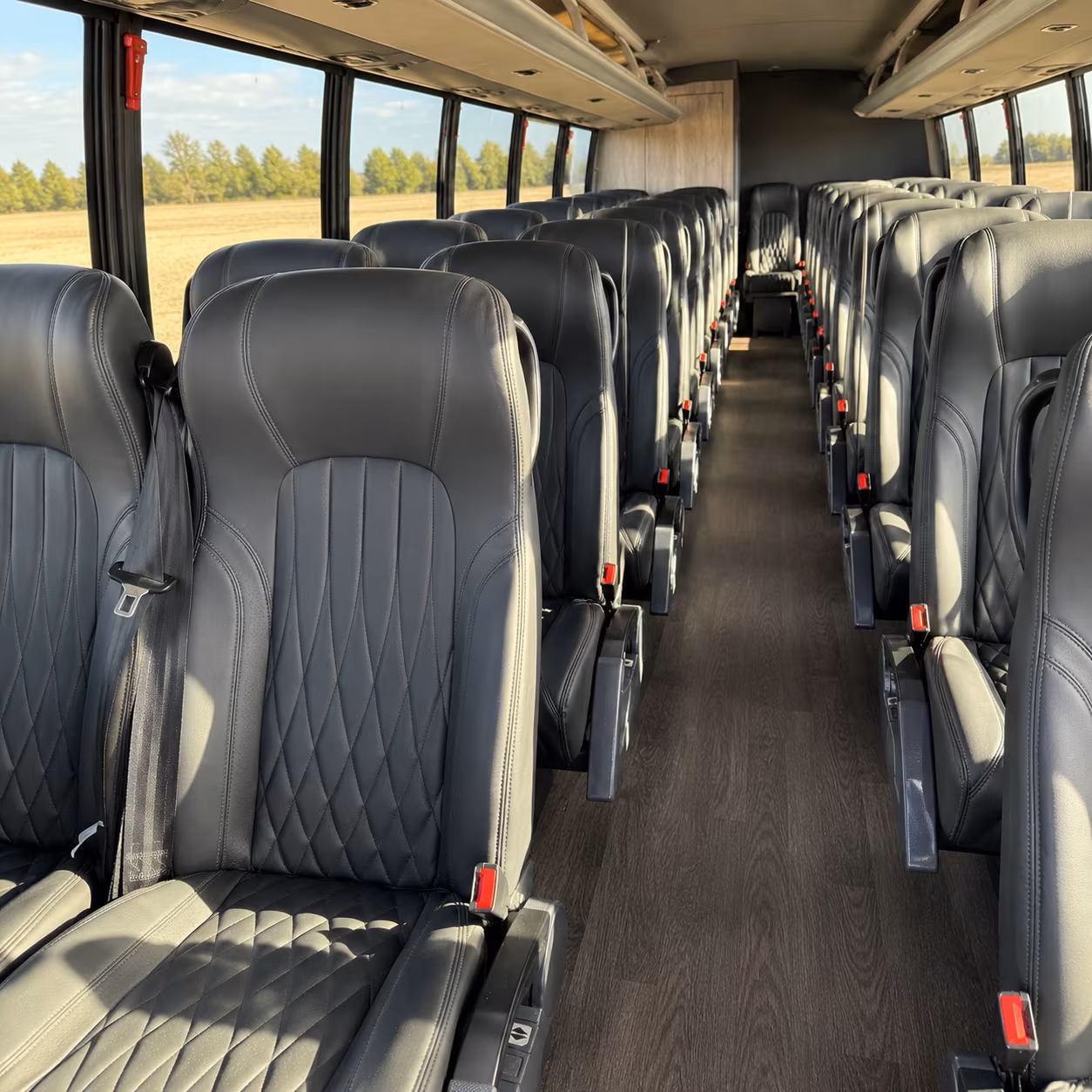 cupertino wedding transportation onboard seating
