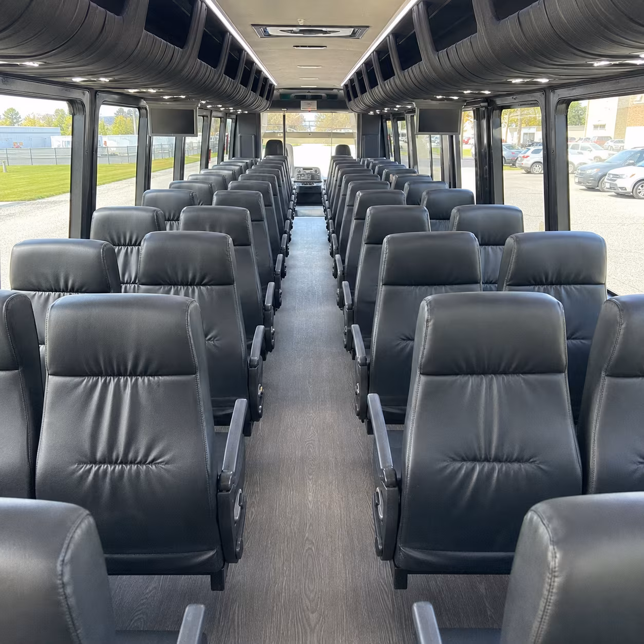 shuttle buses for cupertino wedding guests between hotels and venues